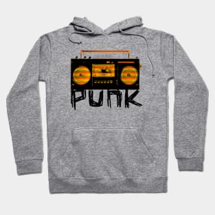 Music Vintage Punk Radio for Punk Hoodie